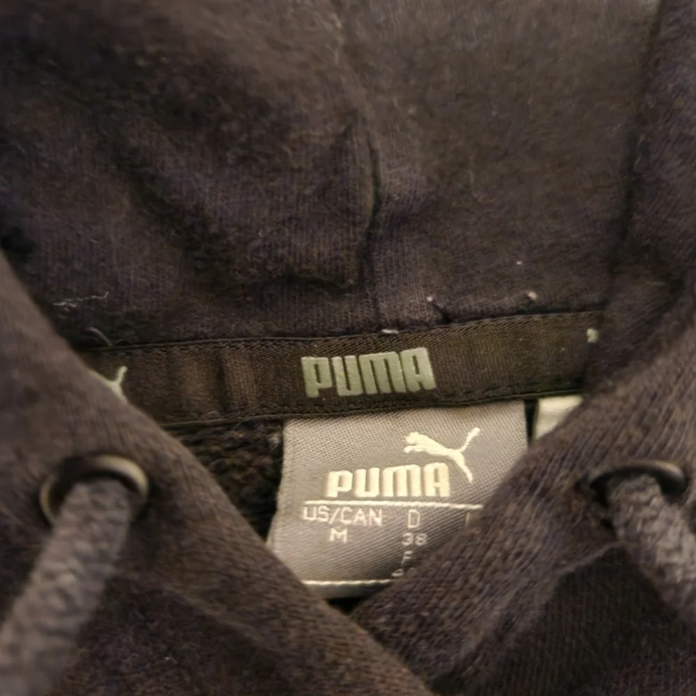 PUMA Boys Youth Fleece Pullover Hoodie Sweatshirt Black Size Medium M